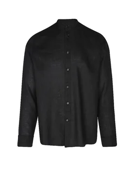 Drykorn Leinenhemd TALOC negro L - Drykorn - FashionsVida