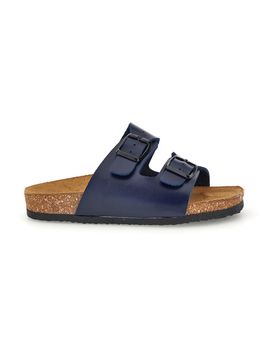 Ciabatte blu con doppia fibbia 257A206SR 30