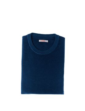 SUN68 Maglione lana merino BLU M