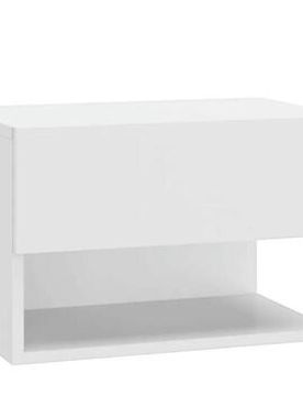Tables De Chevet 2 Pcs Bois D'Ingénierie Blanc Einheitsgrösse