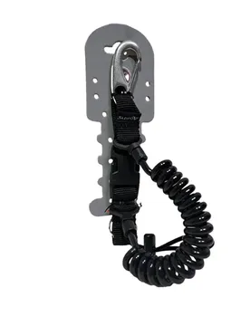 Moschettone Vela Expandable Spiral With 2 Stainless Steel