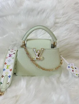 Green Taurillon Capucines Mini - Full set, packaging And Reciept - Louis Vuitton - FashionsVida