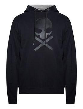 TUFFSKULL Sudadera gris / negro