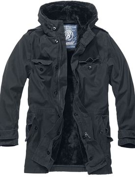 Winterjacke - BW Parka - S bis 4XL - für Männer - Größe M - schwarz - Männer - male