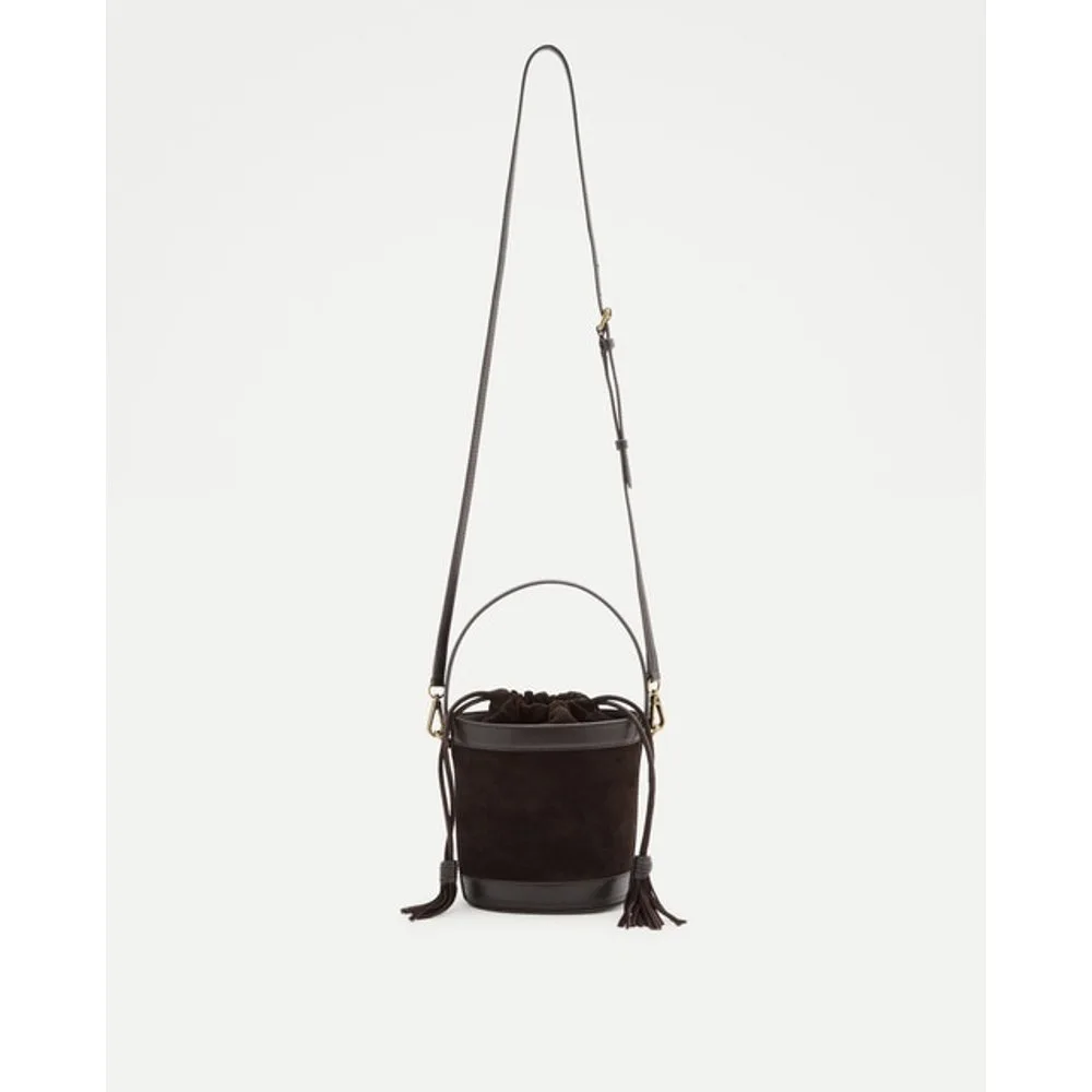 Bolso cubo en piel con perforados - Lloyd's - FashionsVida