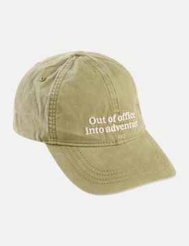 Cap mit Schriftzug Beige
