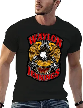 Waylon Jennings T-Shirt graphic t shirts for man t shirts for man cotton man t shirt summer T-shirt - Aliexpress - FashionsVida