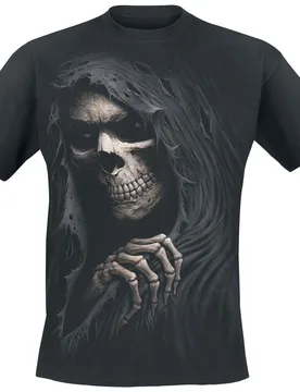 Gothic T-Shirt - Grim Ripper - S bis 4XL - für Männer - Größe M - schwarz - Männer - male - Spiral - FashionsVida