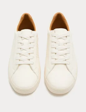 M&S Cupsole Trainers White female - M&S - FashionsVida