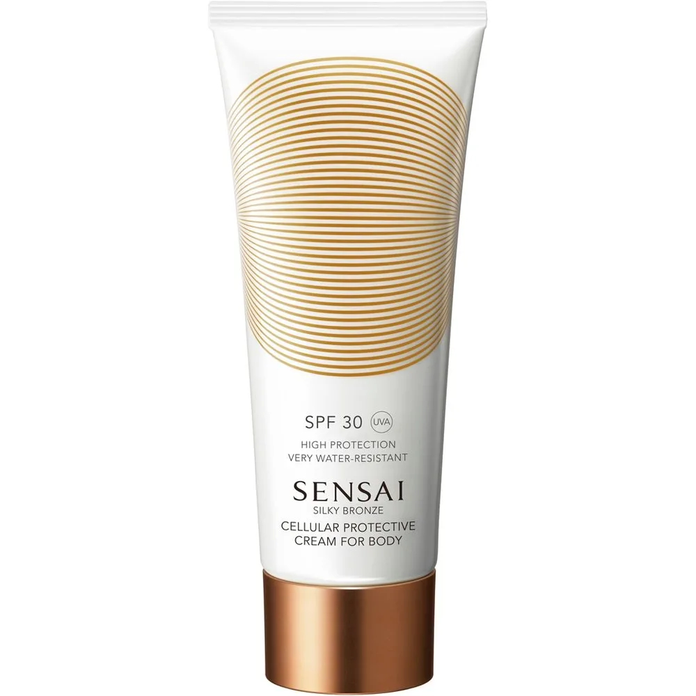 Protector solar corporal Silky Bronze Cellular Protective Cream for Body SPF30 150 ml Cellular Protective - Sensai - FashionsVida