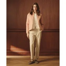 Chaqueta acolchada de mujer reversible