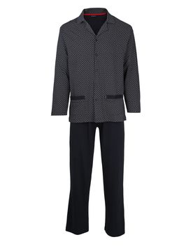 Götzburg Pijama largo navy / gris