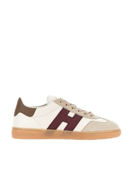 Premium Leather & Mutton Wool Low-Top Sneakers