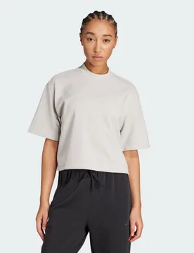 T-shirt da yoga Motion Waffle M Beige - Adidas - FashionsVida