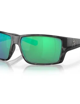 Reefton Pro Polarized Sunglasses Tiger Shark Green Mirror 580G/CAT2 Men,Women - Costa - FashionsVida