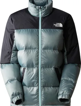 Doudoune recyclée - W Diablo Recycled Down Jacket Powder Teal/TNF Black - Taille XS - Bleu - The North Face - FashionsVida