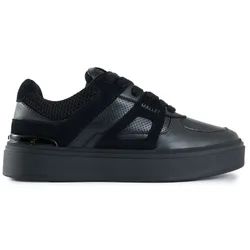 Mens Fenchurch Trainers - Black Leather - Size Uk 11