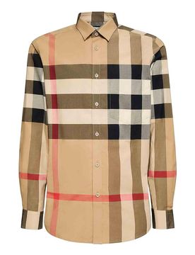 Burberry Camicia in cotone a quadri