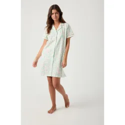 Camisón abierto de punto de mujer