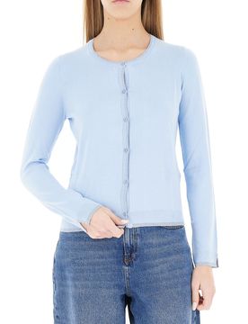 Cardigan con bottoni LIU JEANS AZZURRO CHIARO M