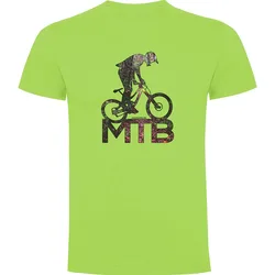 Maglietta A Maniche Corte Mtb Background Light Green