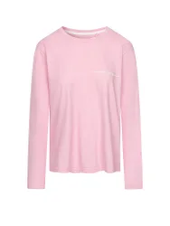 Pyjama Langarmshirt rosa 38 damen