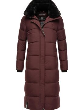 MARIKOO Abrigo de invierno burdeos