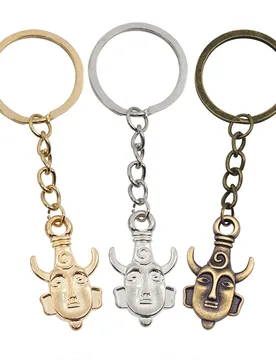 Classic Anime Movie Keychain Supernatural Sided Amulet Buddha Head Metal Key Chain Party Jewelry Gifts For Friends - Aliexpress - FashionsVida