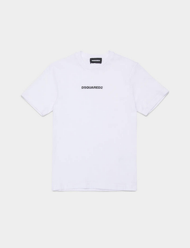 Dsquared t-shirt bambino bianco