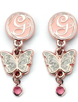 Ohrring - Glinda - Drop Butterfly - silberfarben - Lizenzierter Fanartikel - Unisex - unisex - Wicked - FashionsVida