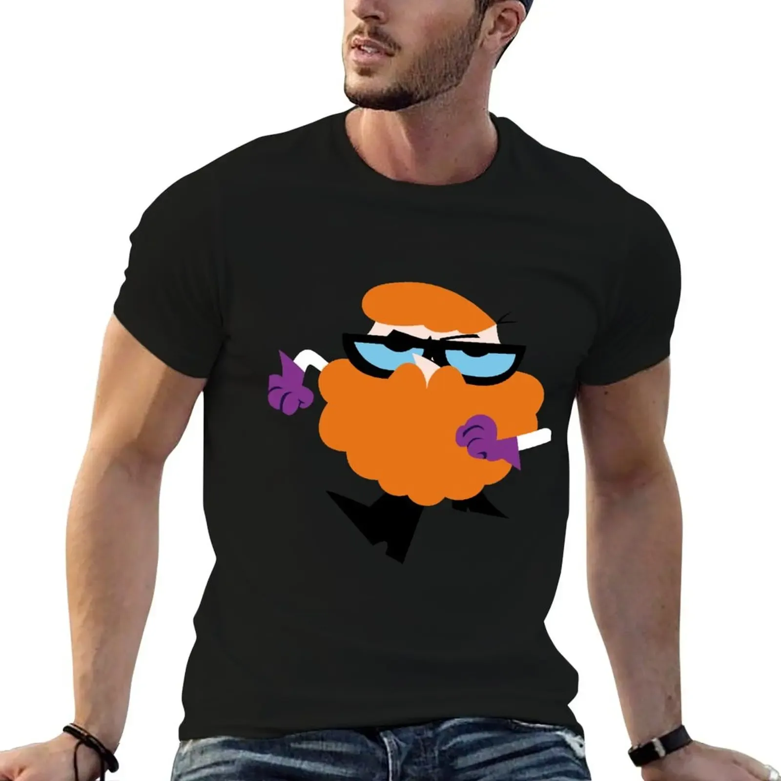 Dexter Beard Lab T-Shirt Breathable Basic Cotton T-Shirt - Aliexpress - FashionsVida