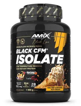 Protéine Black Cfm Isolate Caramel Salé 1kg