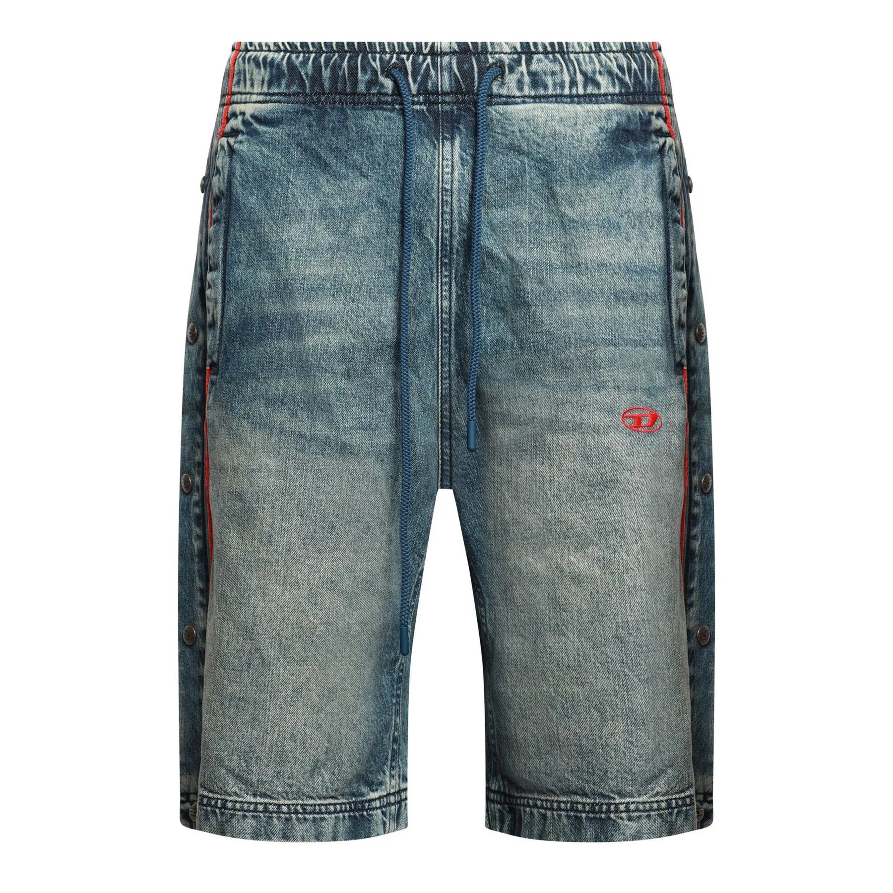 Mens D Axfor Short Denim Shorts In Blue - Size Medium - Diesel - FashionsVida