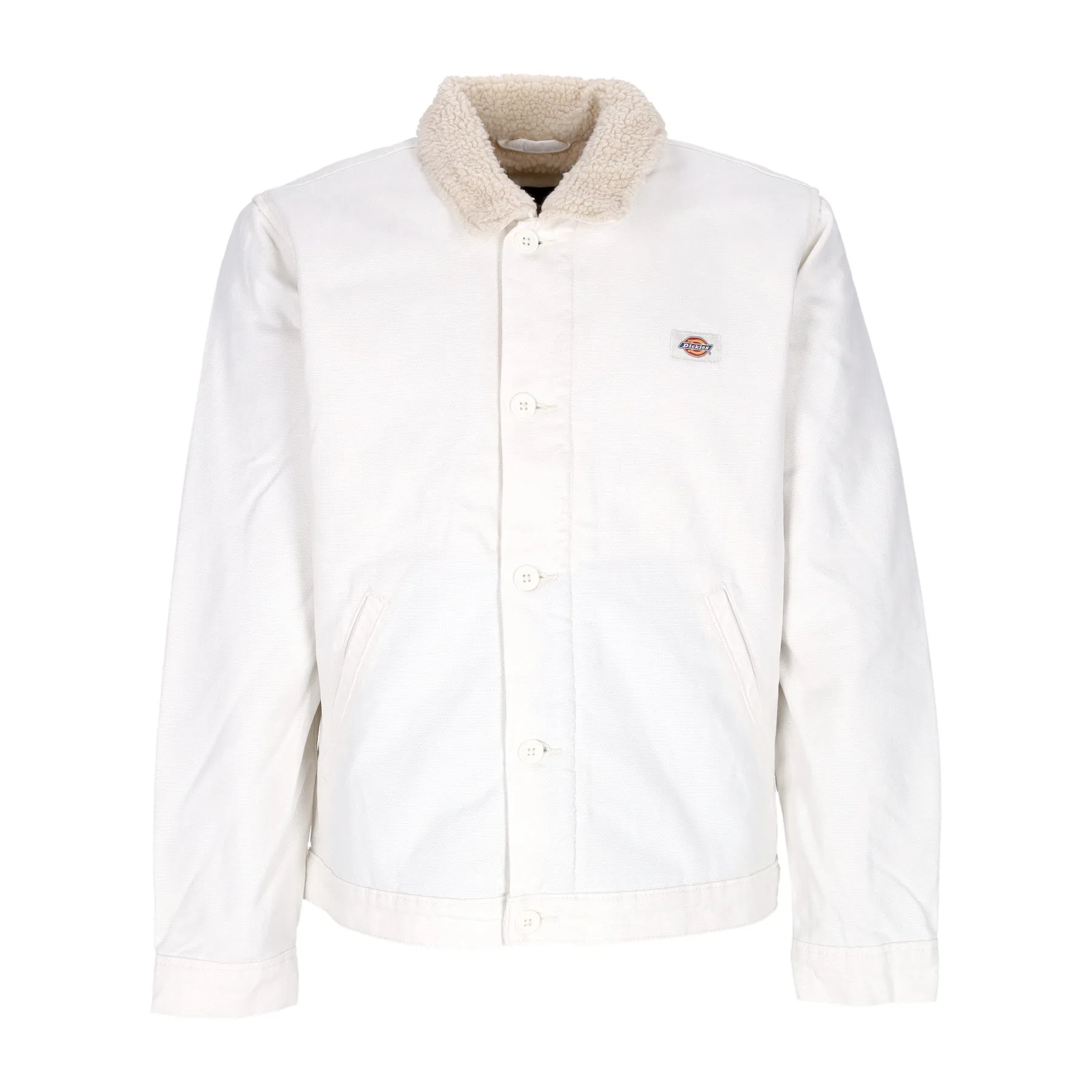 Giacca Workwear Uomo Duck Canvas Deck Jacket Stone Washed Cloud - Dickies - FashionsVida