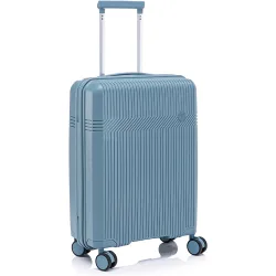 Maleta trolley cabina polipropileno revesrse zipper 55 cms 2,4 kg