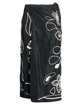 Midi-Rock Damen Schwarz 2 Damen