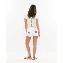 Short de mujer con estrellas de glitter