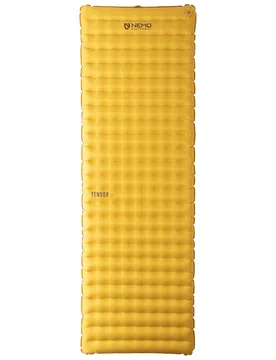 Matelas de trekking 3 saisons ultra-léger - Tensor Trail en Nylon - Taille Large wide - Jaune - NEMO - FashionsVida