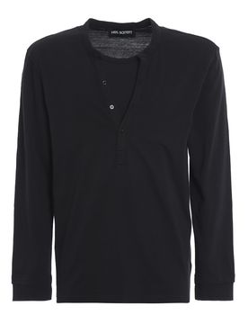 T-shirt effetto sovrapposto