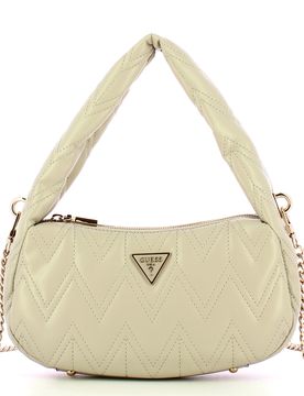 Eda Top Zip Shoulder Bag Tau Beige