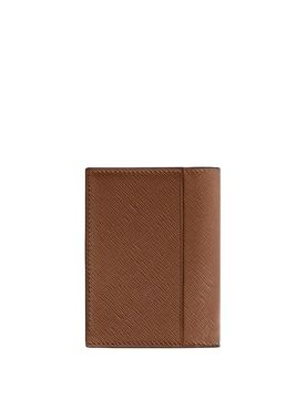 Portefeuille en cuir texturé