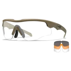 Rogue Comm Polarized Sunglasses Grey / Clear / Light Rust / Matte Tan One Size Men,Women
