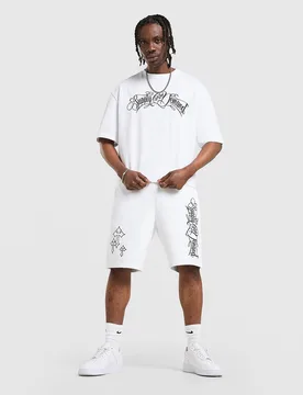 Mens Pantaloncino Murphy - Bianco, bianco bianco Uomo taglia XS - Supply & Demand - FashionsVida