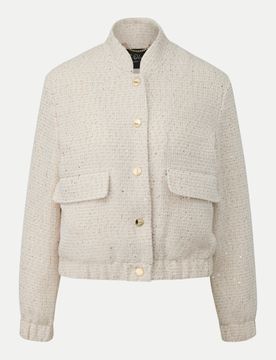 BLACK LABEL Bouclé-Blouson Beige 46
