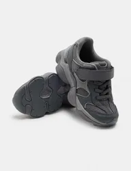Kids' Chunky Freshfeet™ Riptape Trainers (4 Small - 3 Large) Grey Female