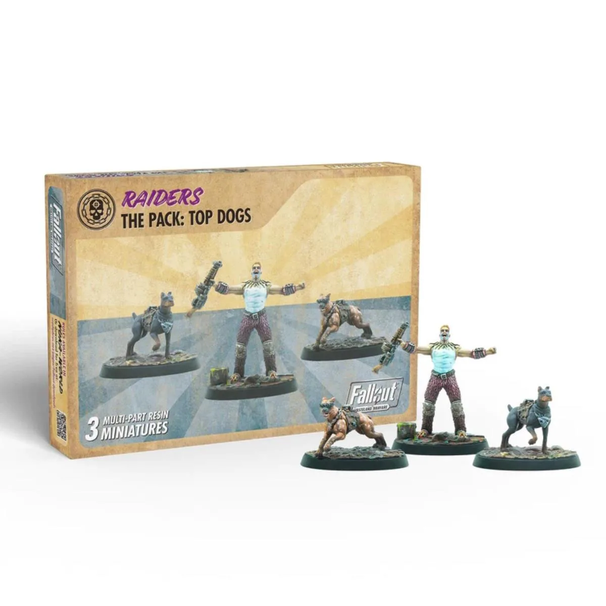 Fallout: Wasteland Warfare - Raiders: The Pack Top Dogs - Modiphius - FashionsVida