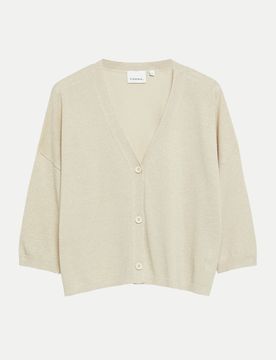Comma Strickjacke Beige M