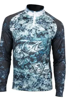 Fire Zander Perch Cm106 Uv Sweatshirt White / Blue / Black 3XL Men - Golden Catch - FashionsVida