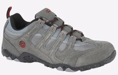 Quadra Mens Walking Shoes - Grey - Size Uk 8