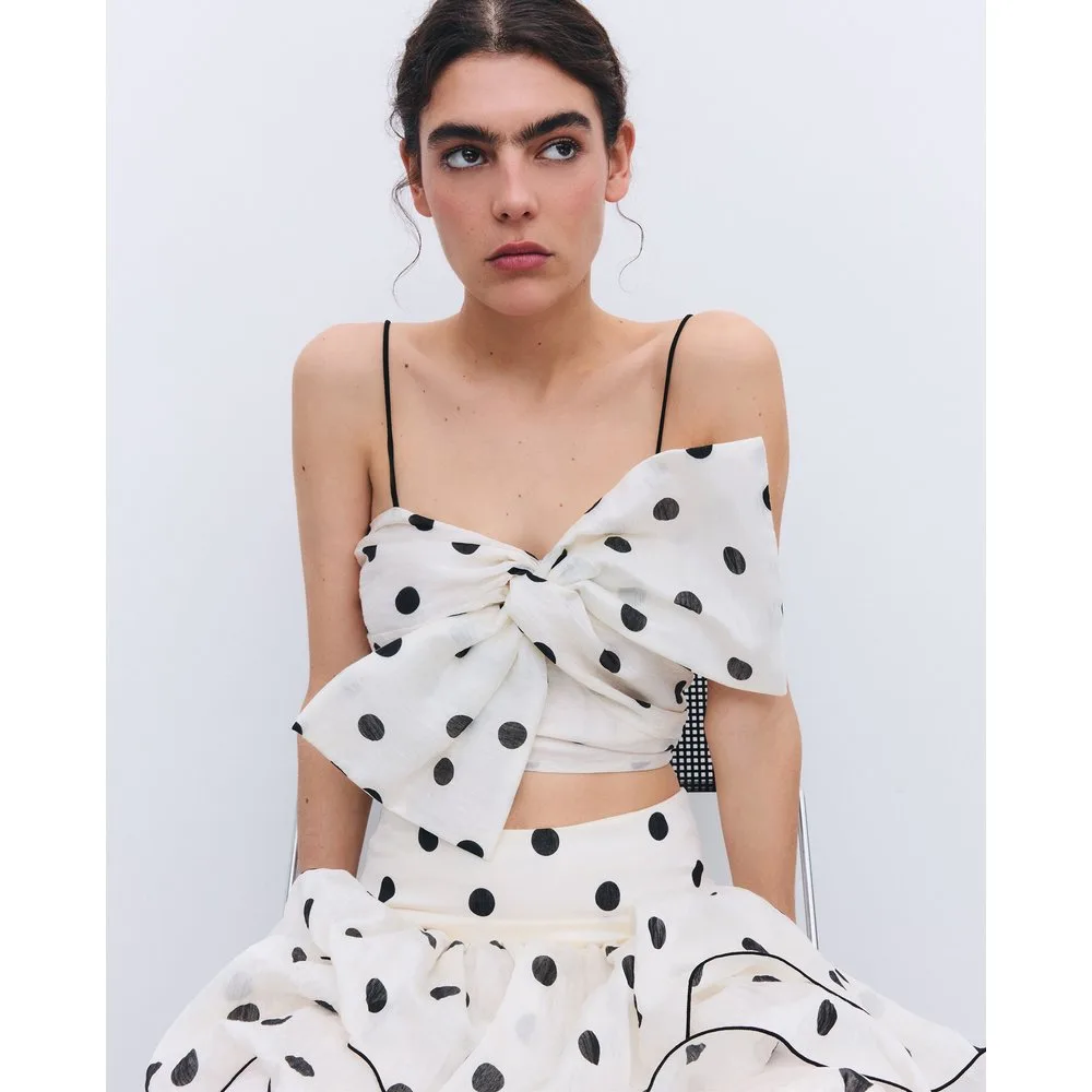 Tintoretto - Top de mujer con lazo - Tintoretto - FashionsVida